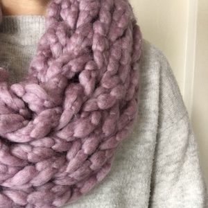 2 HANDMADE Infinity Scarfs